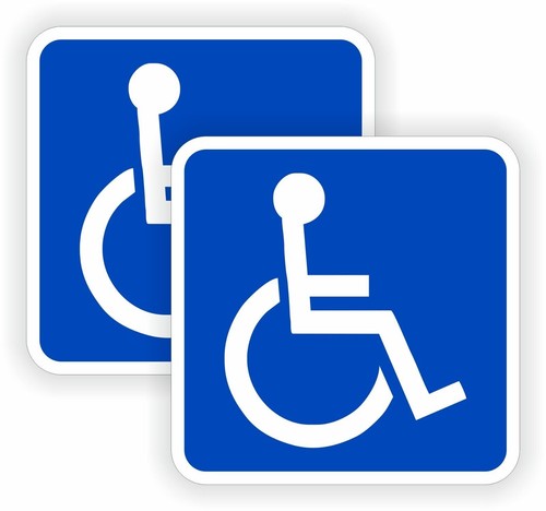 Handicap parking symbol - 2x,