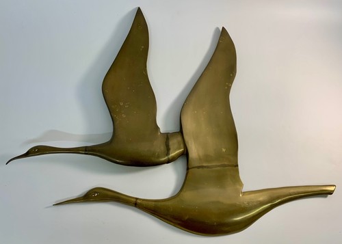 Vintage flying geese ducks - geese,