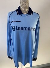prostar learndirect blue long sleeve Polo football Sports shirt NO 2