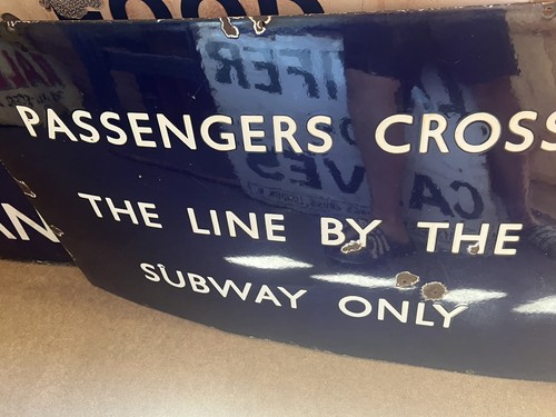 Nice original lner enamel - nice, sign