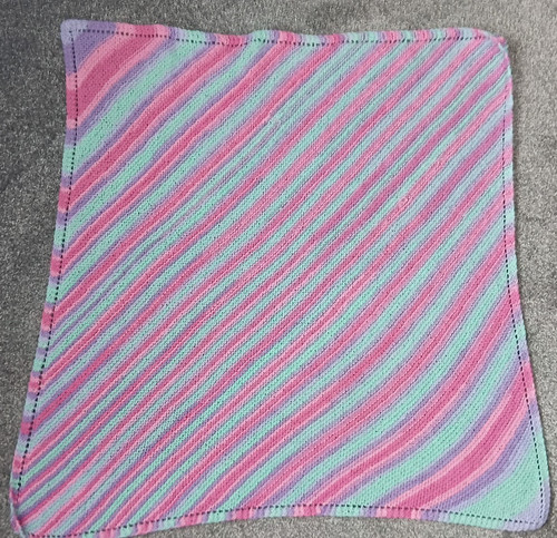 Hand knitted striped - hand,