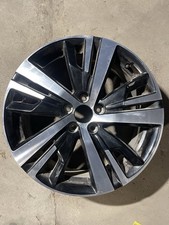 * 18"  GENUINE PEUGEOT 3008 ALLOY WHEEL RIM 9809687377 Black Diamond 7.5J ET49