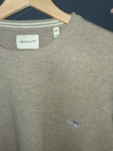 Mens gant lamswool crew neck - mens,
