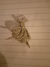 Vintage Ballerina Dance Brooch