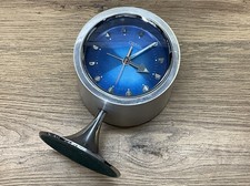 Vintage Mid Century Modern Coral Japan - 2 Jewel Space Age Alarm Clock