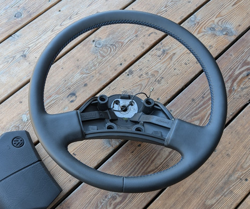 New leather steering wheel for - steering,