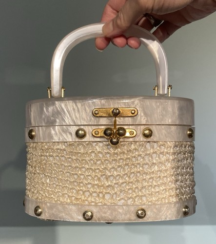 Vintage lucite box - box, purse