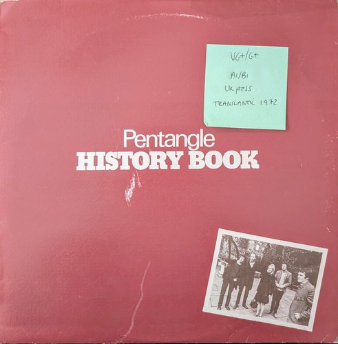 Pentangle history book - book, vinyl