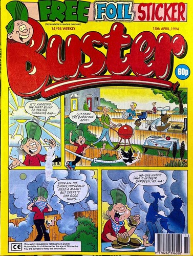 Buster comic vintage 1990s - comic,