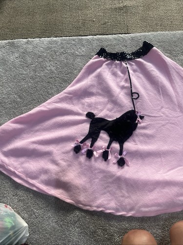 Vintage style pink - pink, poodle
