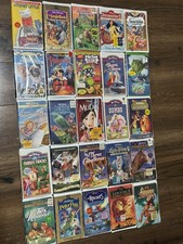 Disney VHS Lot Sealed