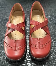 HOTTER Red Burgundy Leather