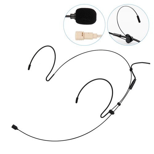 Double earhook headset mic - earhook,