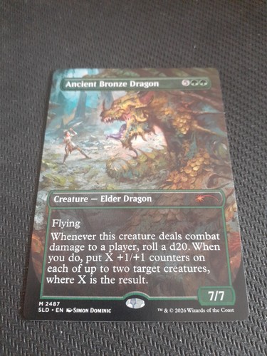 Mtg ancient bronze dragon - mtg,