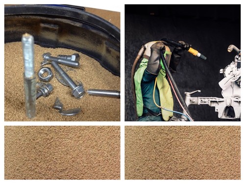Sand blasting shot - sand,