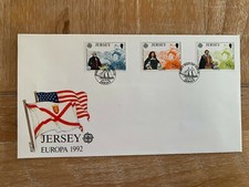 JERSEY 1992 FDC EUROPA