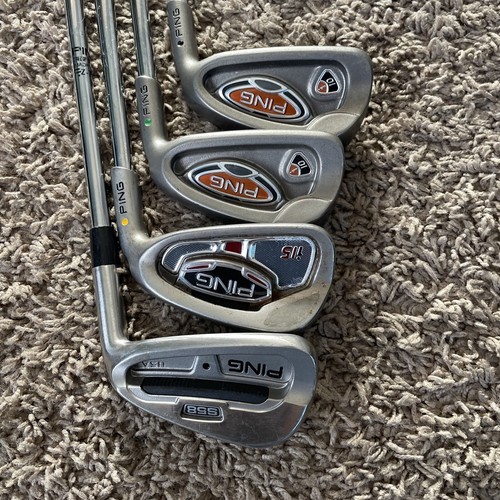 Lot ping demo irons - 4,