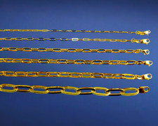 14K Yellow Gold 2mm-7mm Oval