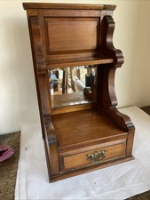 Antique Walnut Small Mirror