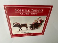 BOXED DEPT 56 POSSIBLE DREAMS CLOTHTIQUE CHRISTMOOSETIME 6003856