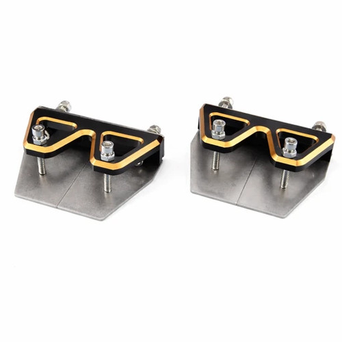 Trim tabs 75x56mm black - trim, (black
