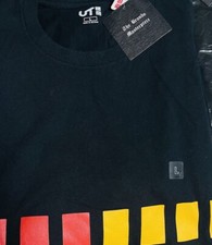 Uniqlo Roland TR-808 Rhythm Composer Black T-Shirt Men's Size L (ASIA) Tee Music