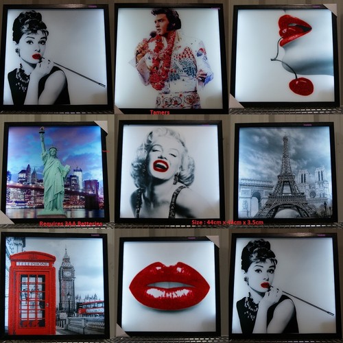 Square led light pictures - up,