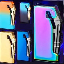 ✅Free Name Engrave ✅JET  FLAME LIGHTER✅ Cigarettes Cigar GAS lighter✅#215