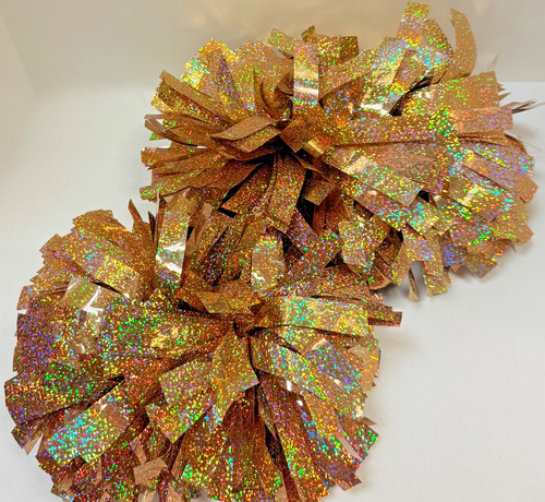 Gold hologram cheer - gold,