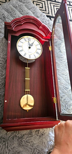 Wooden quartz pendulum - wooden,
