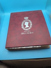 Silver jubilee stamp - stamp, book