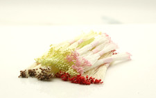 125  Artificial  Flower Stamens Double Headed Varied colours 1mm
