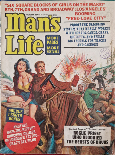 Man life magazine october - man's,