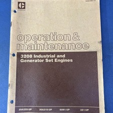 CATERPILLAR 3208 INDUSTRIAL ENGINE & GEN SET ENGINES  MANUAL SEBU5967-02