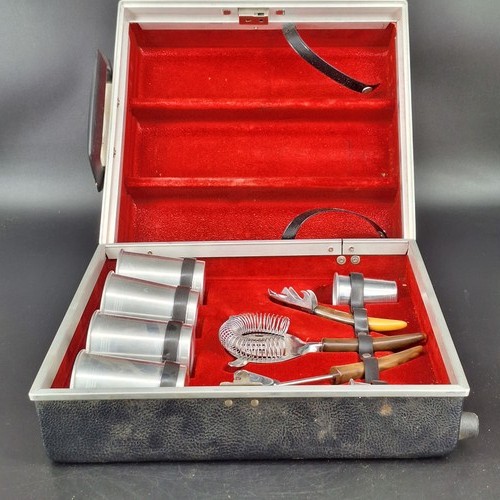 Vintage mid century travel - century, bar