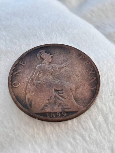 1899 victoria one penny - victoria,