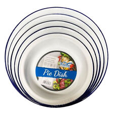 Vintage Round Enamel Pie Dish