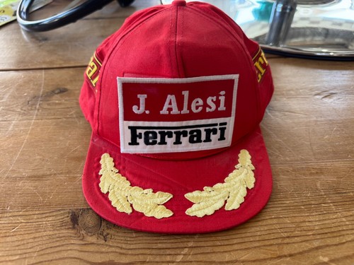 1990s jean alesi ferrari cap - jean,