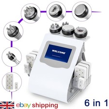 Unoisetion 6 in 1 RF Cavitation 40K Beauty Machine Body Sculpting Massager UK