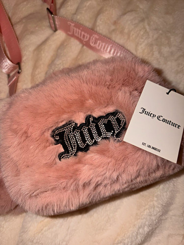 Juicy couture pink faux fur - couture,