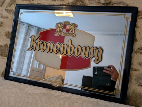 Kronenburg mirror vintage beer - kronenburg,