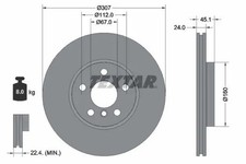 2x Brake disc internally