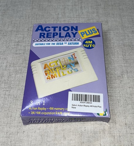 Sega saturn action replay plus - sega,