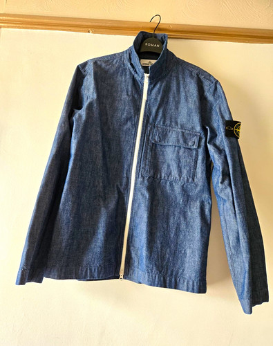 Stone island mens blue denim - stone,