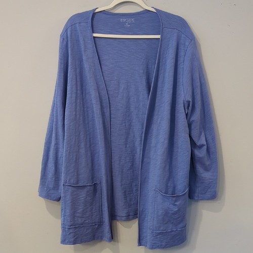 Open front cardigan - open, long