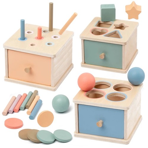 Wooden shape sorting toy - toy, baby