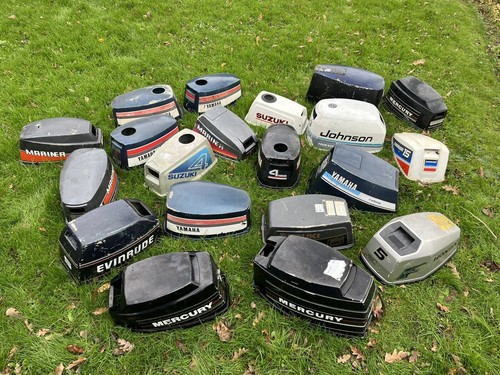 Outboard boat engine cowls - boat,