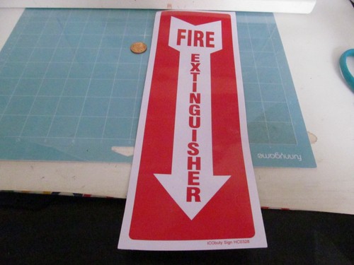 Fire extinguisher stickers - fire,