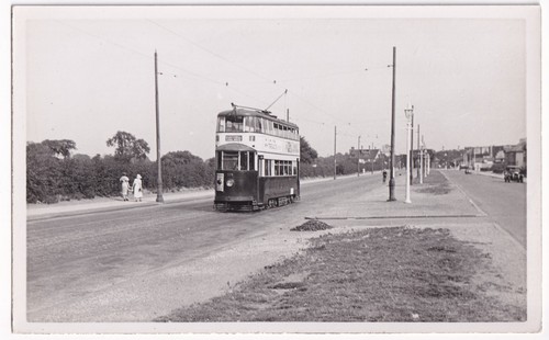Vintage 1930s london tram - london, 349