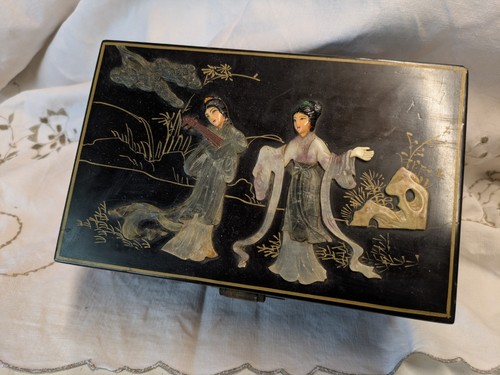 Stunning vintage chinese black - chinese,